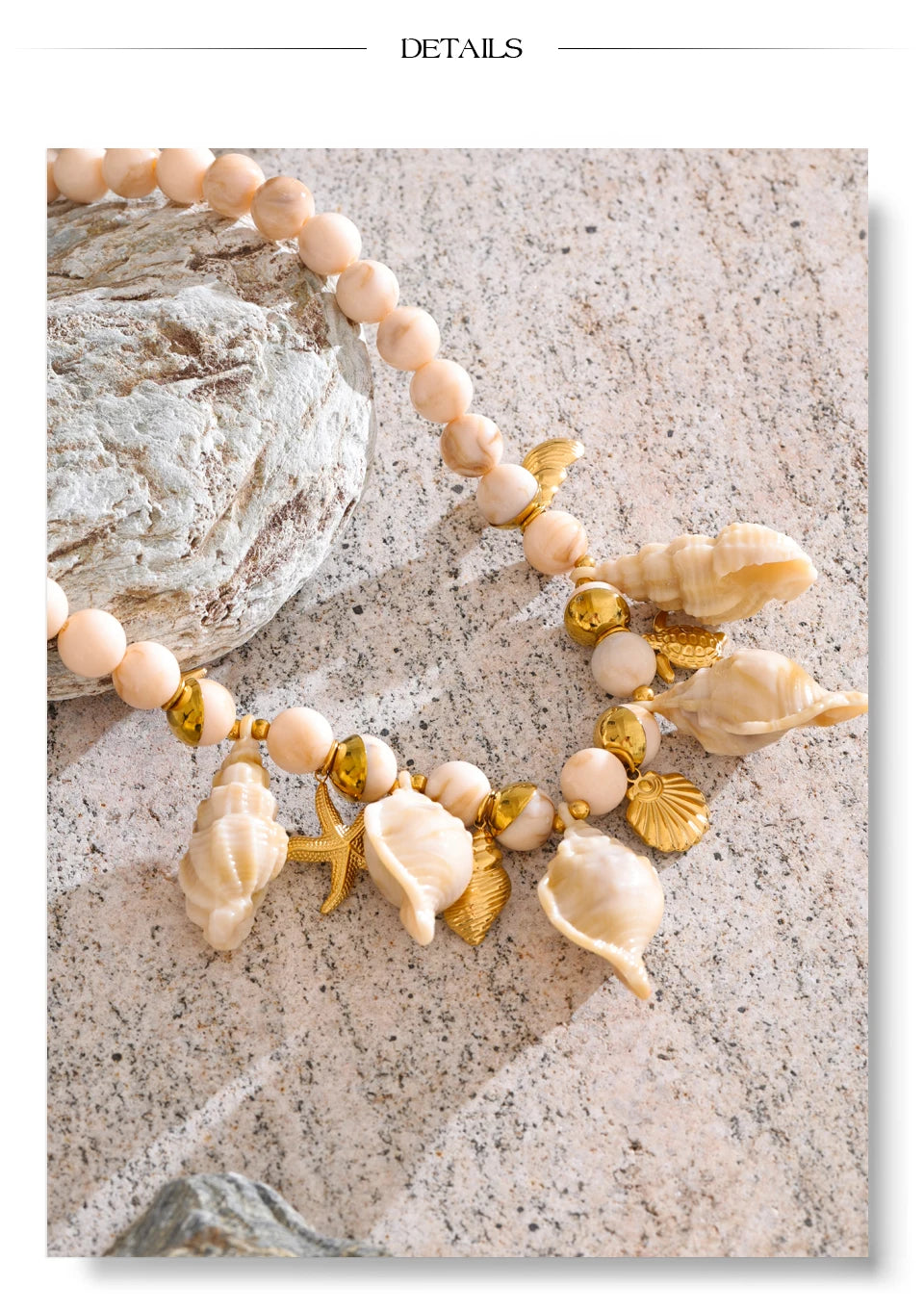 Conch Shell Drop Nec