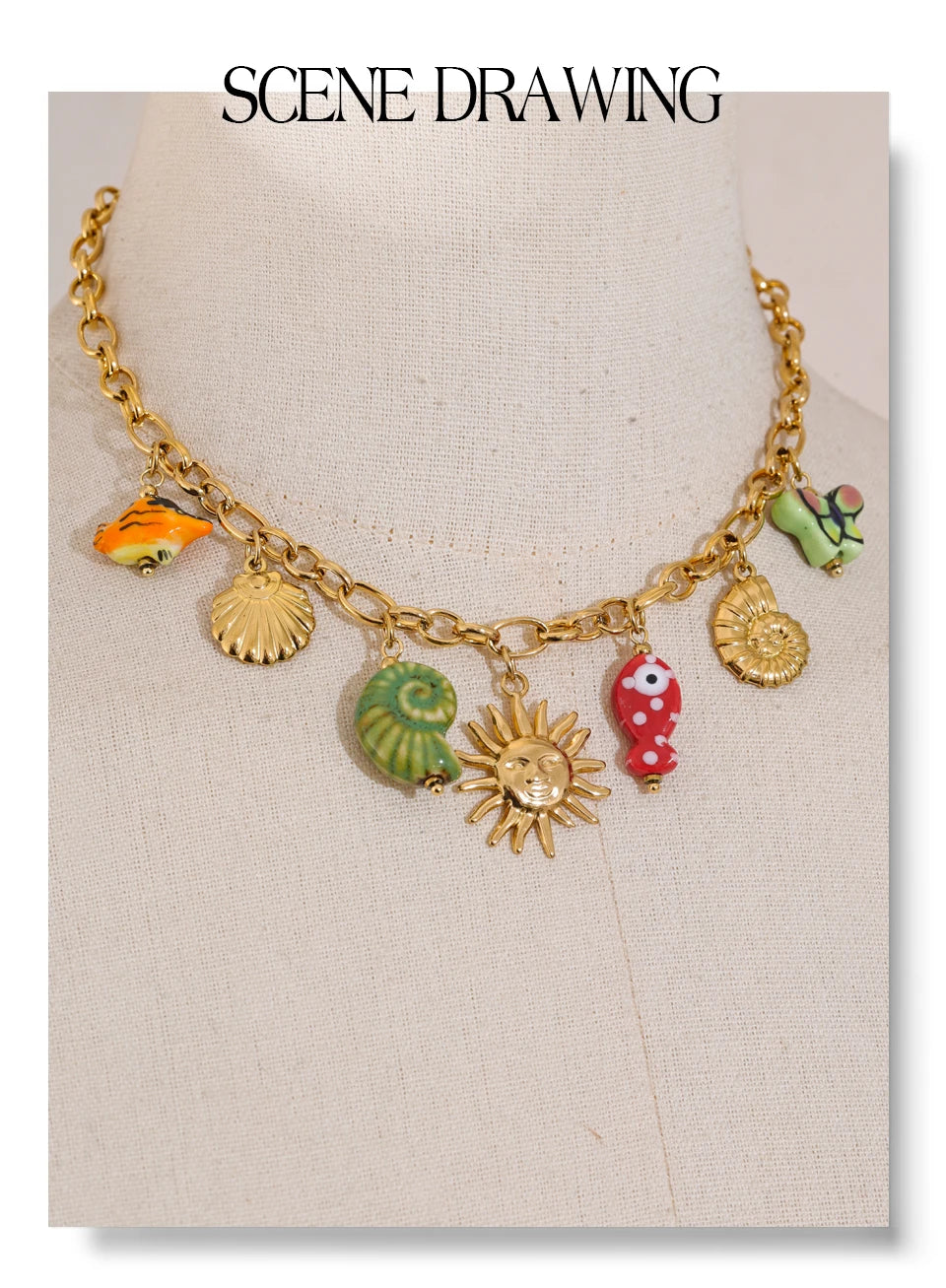 Butterfly Sun Necklace
