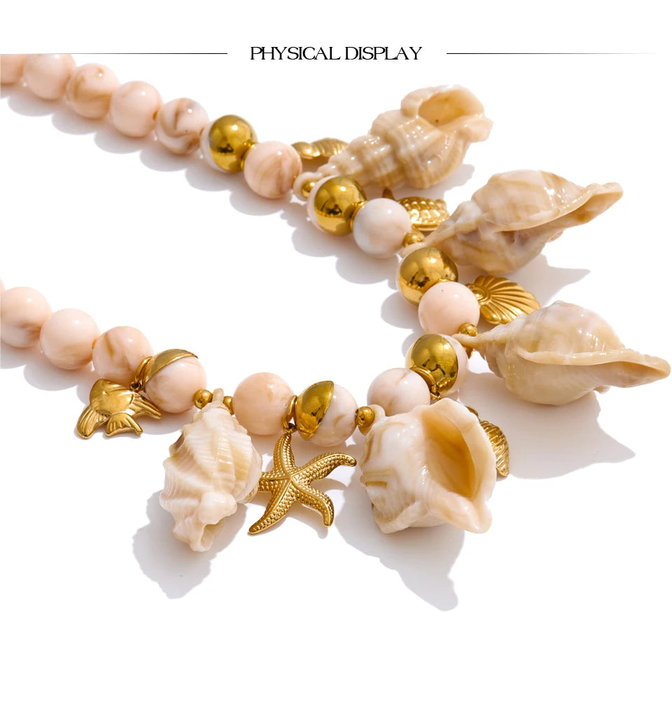 Conch Shell Drop Nec