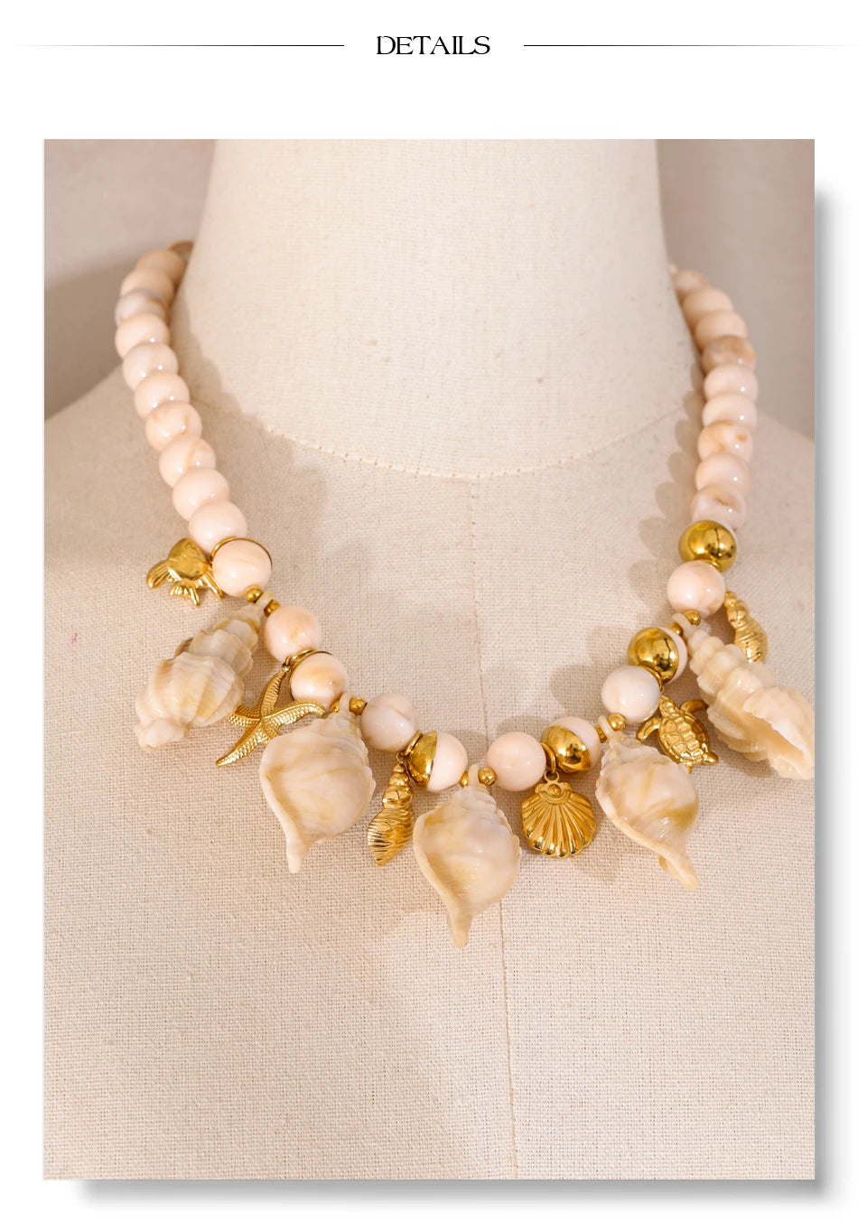 Conch Shell Drop Nec