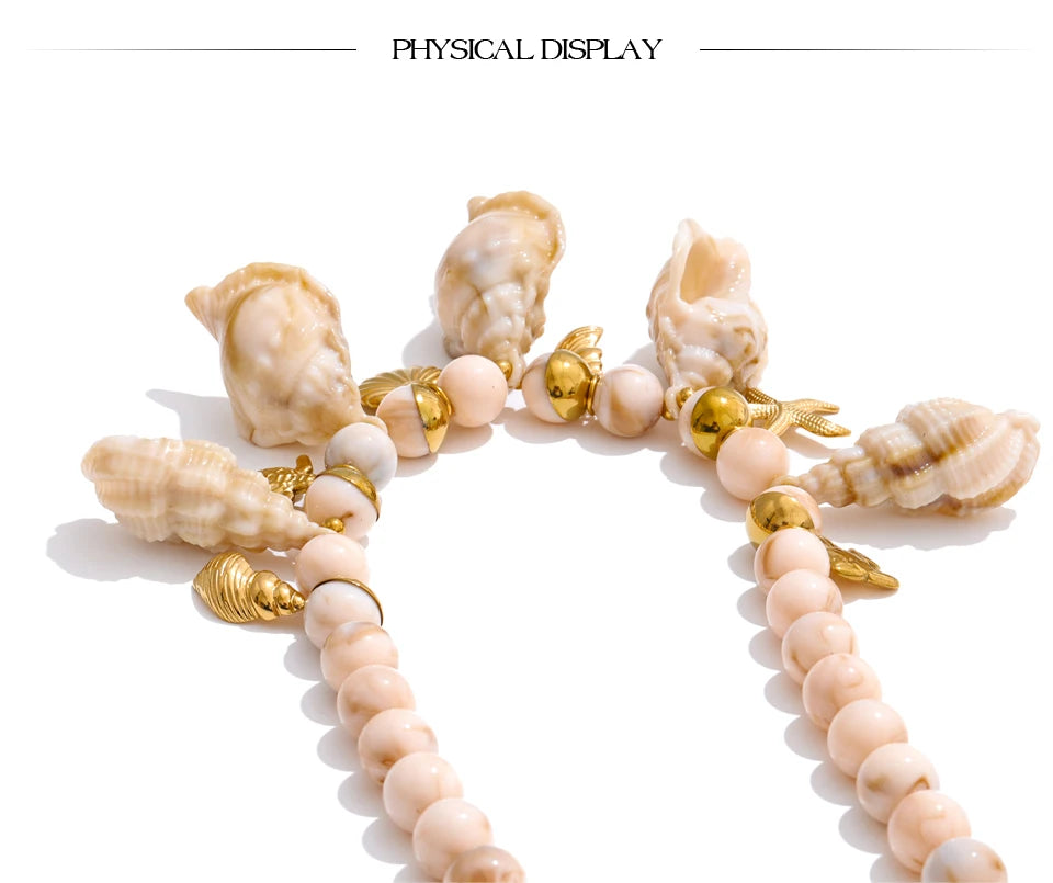 Conch Shell Drop Nec