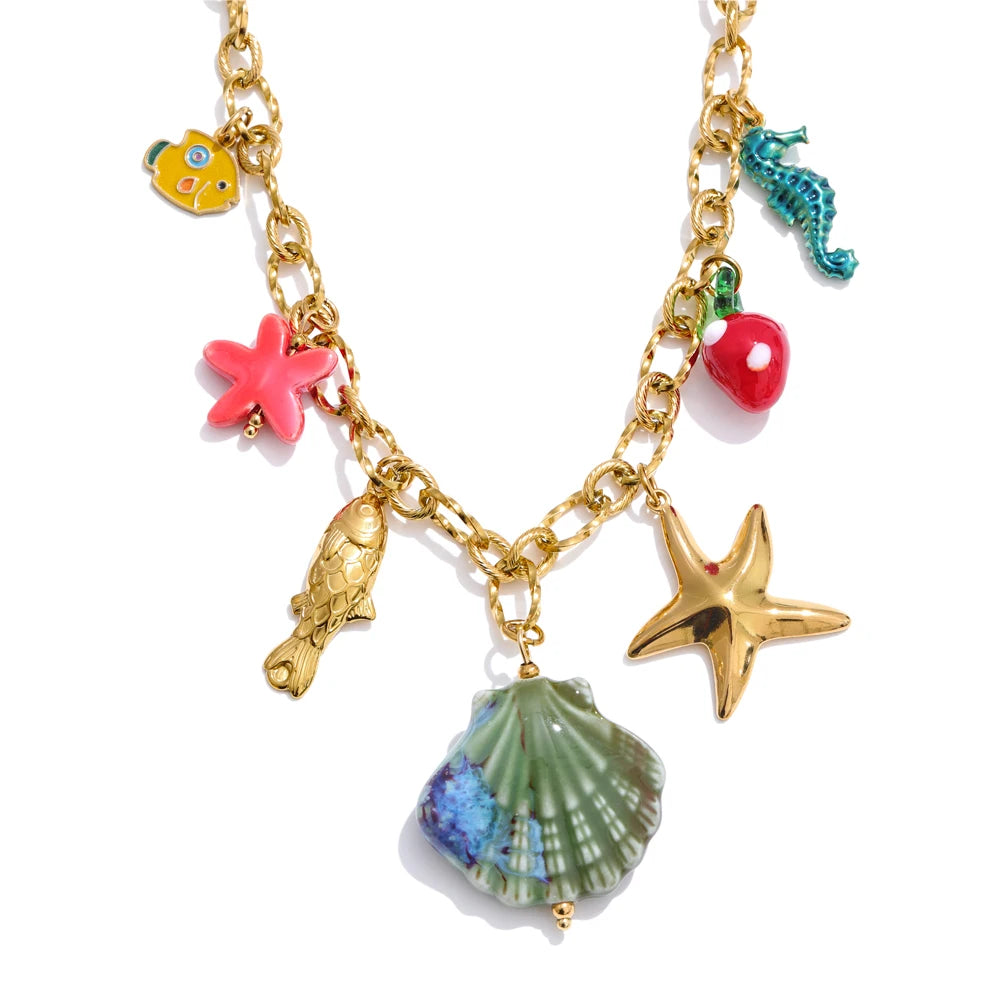Shell Pendant Necklace
