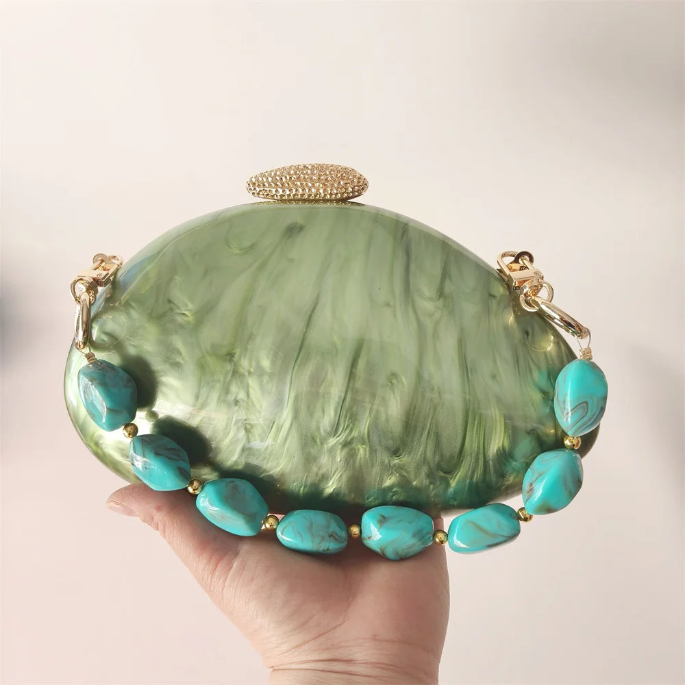 Oval Light purse