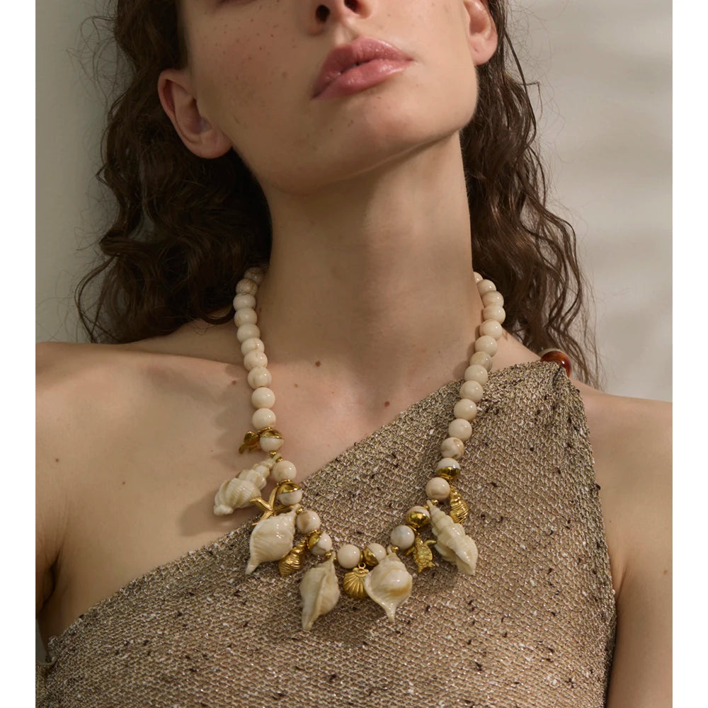 Conch Shell Drop Nec