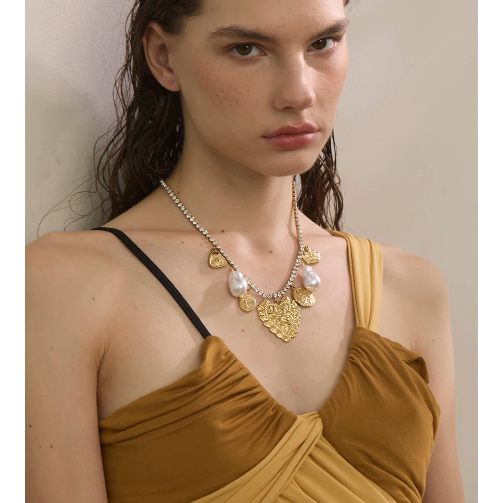 Cubic Zirconia Pendant Necklace