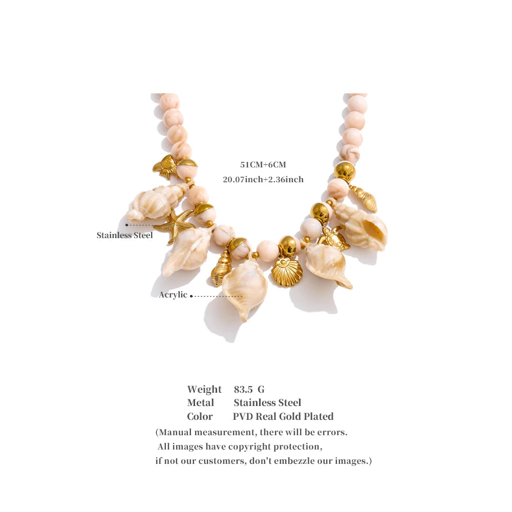 Conch Shell Drop Nec